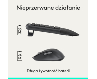 Logitech Signature Comfort Plus MK880 grafitowy - 1533424 - zdjęcie 16